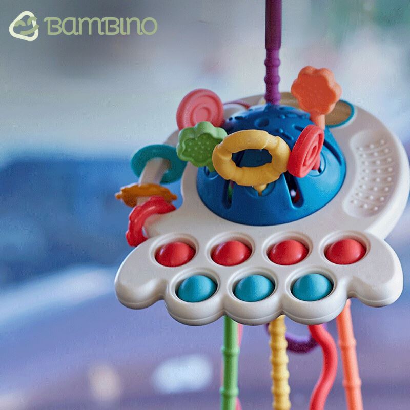 Brinquedo de Desenvolvimento Sensorial Bambino 3 em 1