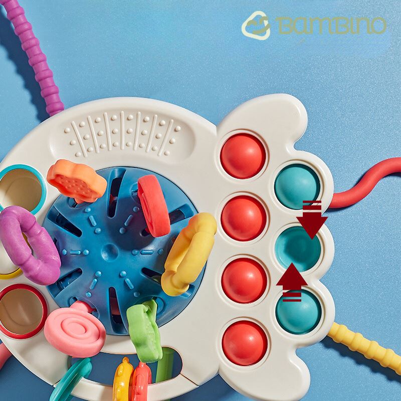 Brinquedo de Desenvolvimento Sensorial Bambino 3 em 1