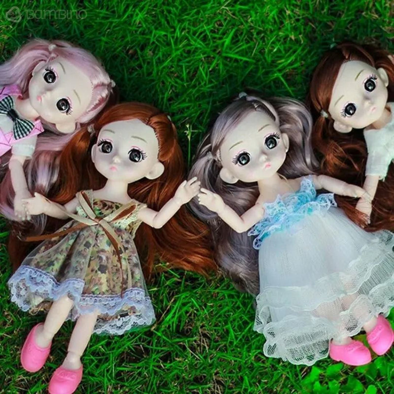 Conjunto Bonecas Realistas Infantil - 8 Unidades