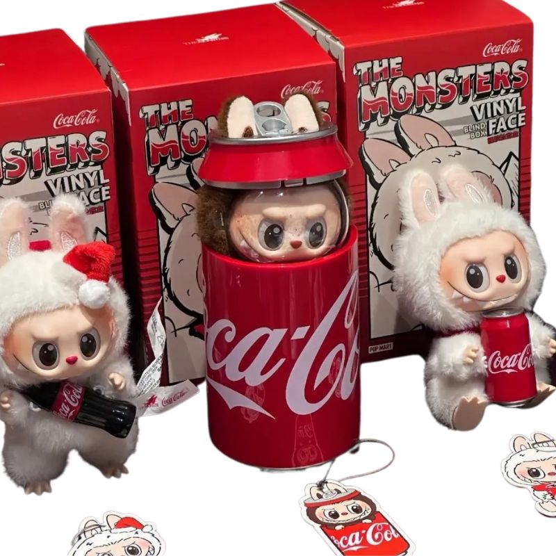 Boneco Labubu Coca Exclusivo