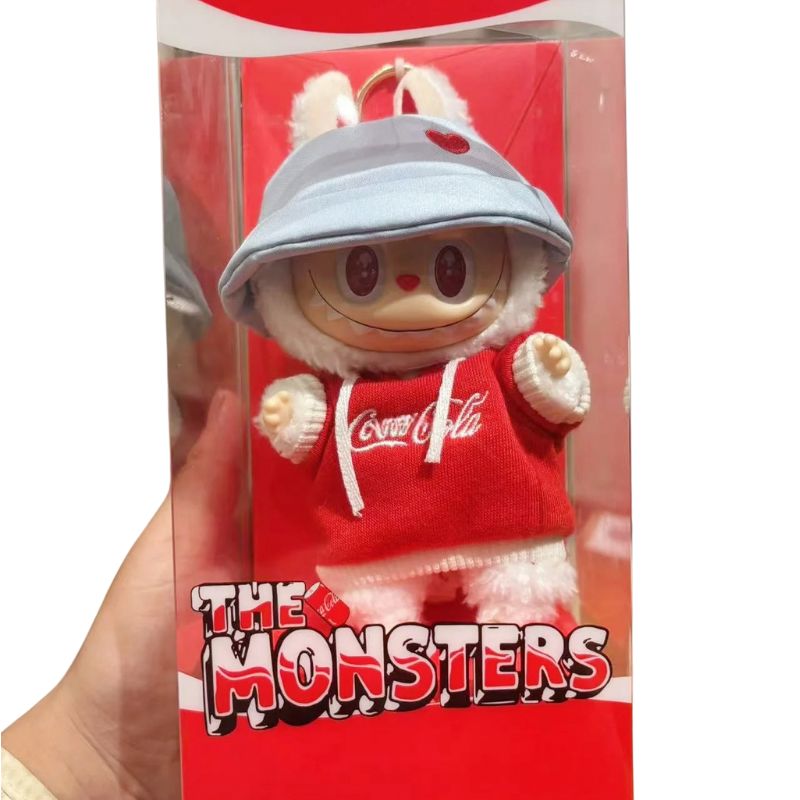 Boneco Labubu Coca Edição Limitada