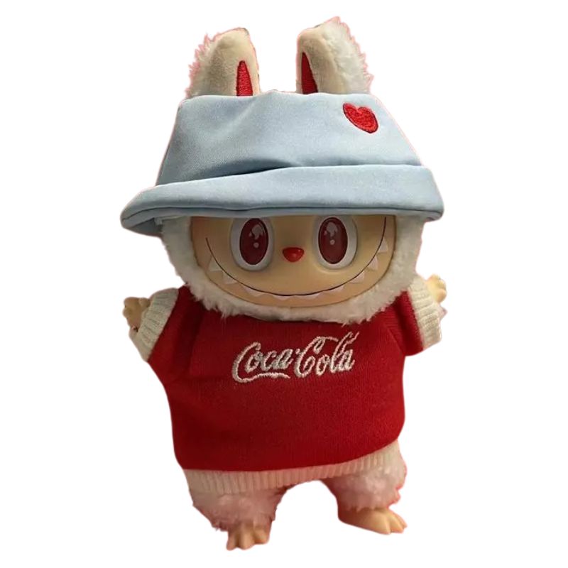 Boneco Labubu Coca Edição Limitada