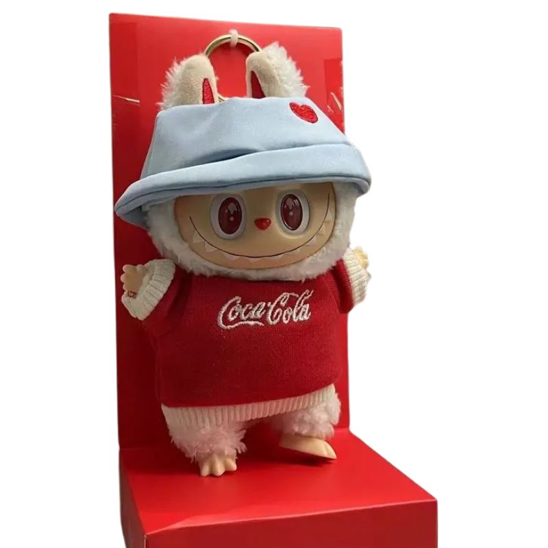 Boneco Labubu Coca Edição Limitada