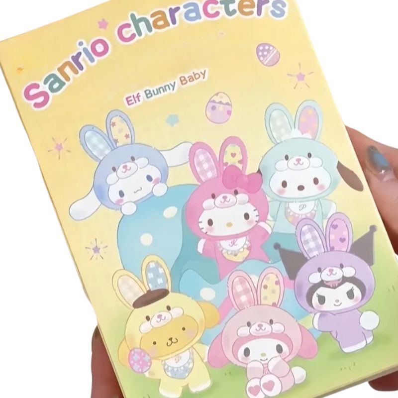 Boneco Labubu Hello Kitty Colecionável