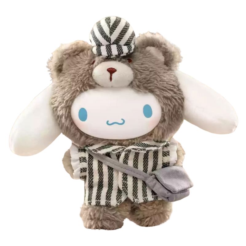 Boneco Labubu Hello Kitty Ursinho