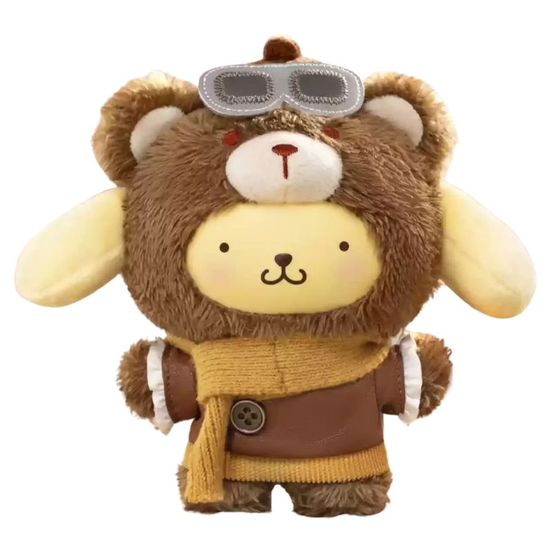 Boneco Labubu Hello Kitty Ursinho