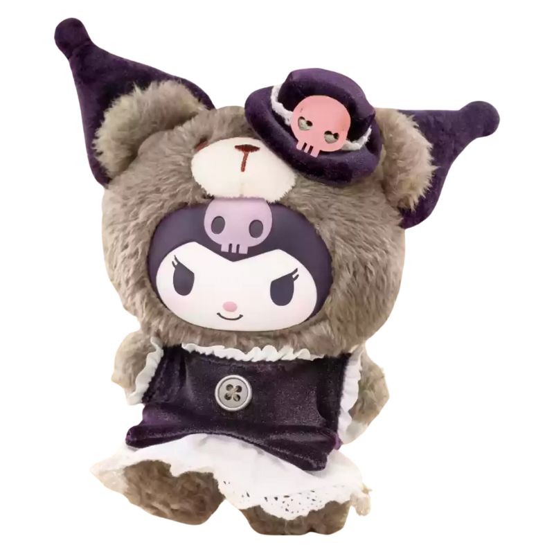 Boneco Labubu Hello Kitty Ursinho