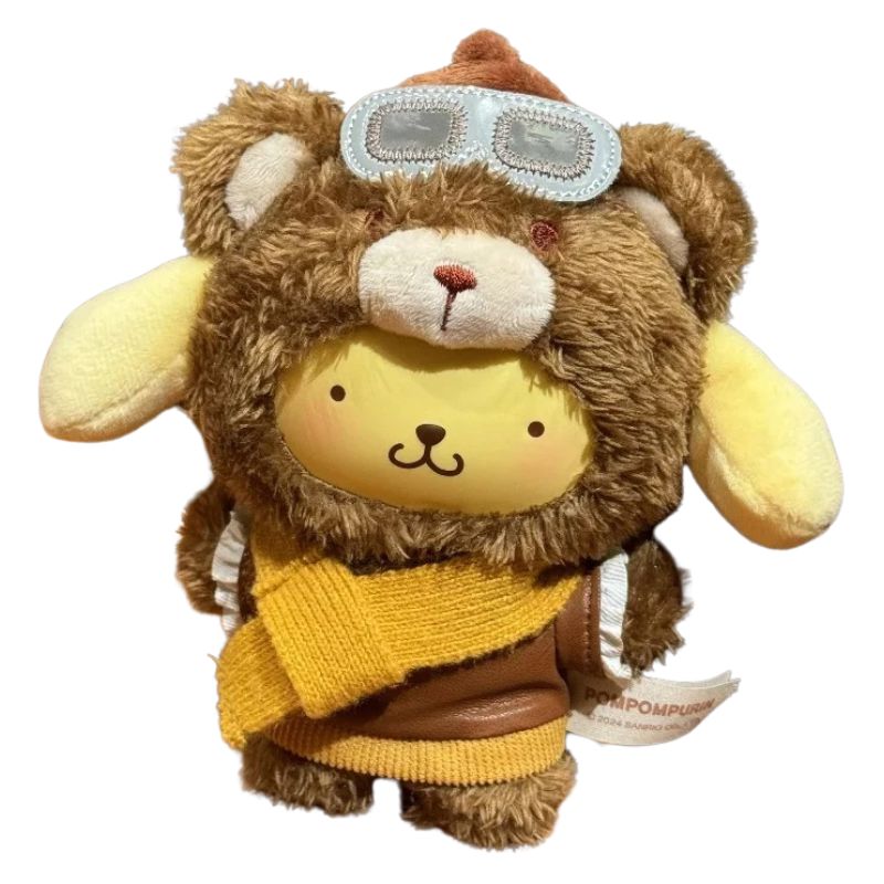 Boneco Labubu Hello Kitty Ursinho