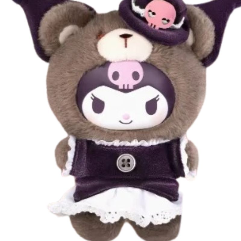 Boneco Labubu Hello Kitty Ursinho