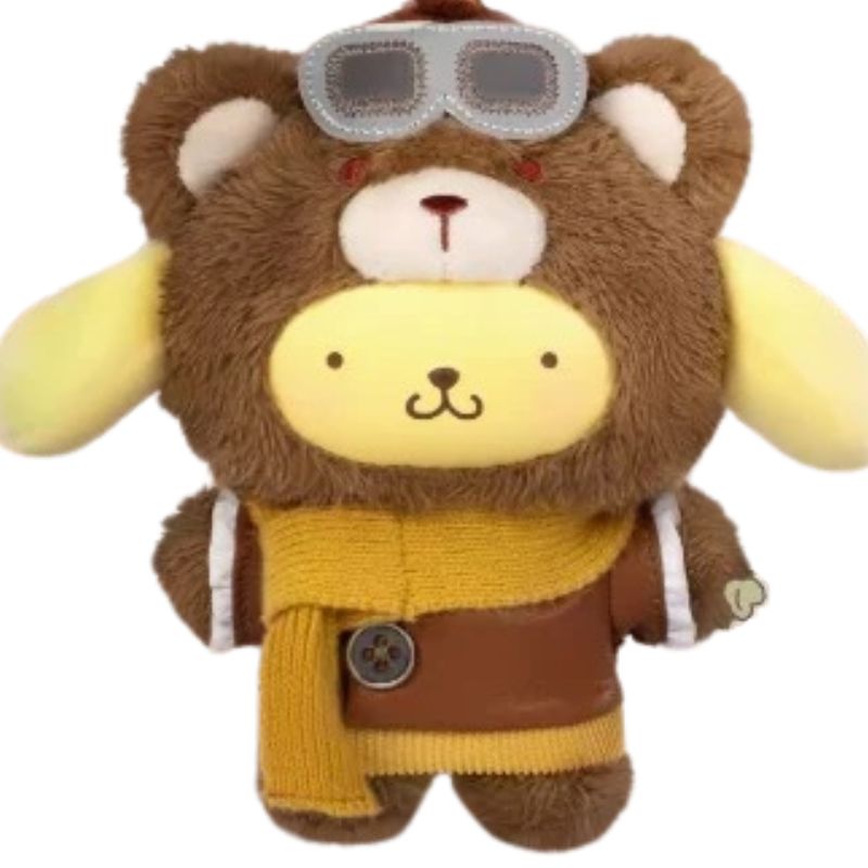 Boneco Labubu Hello Kitty Ursinho