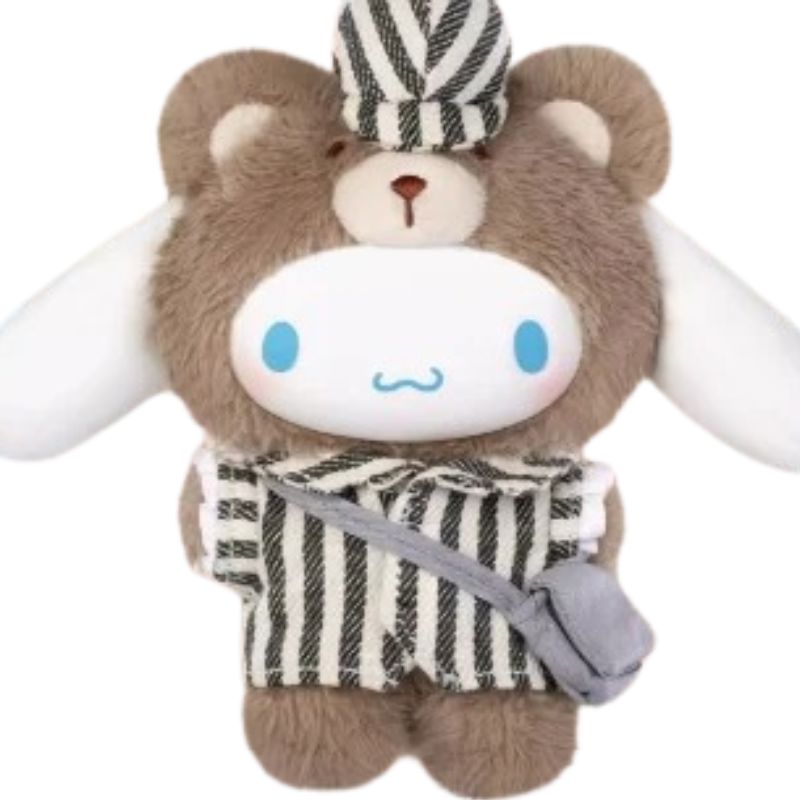 Boneco Labubu Hello Kitty Ursinho