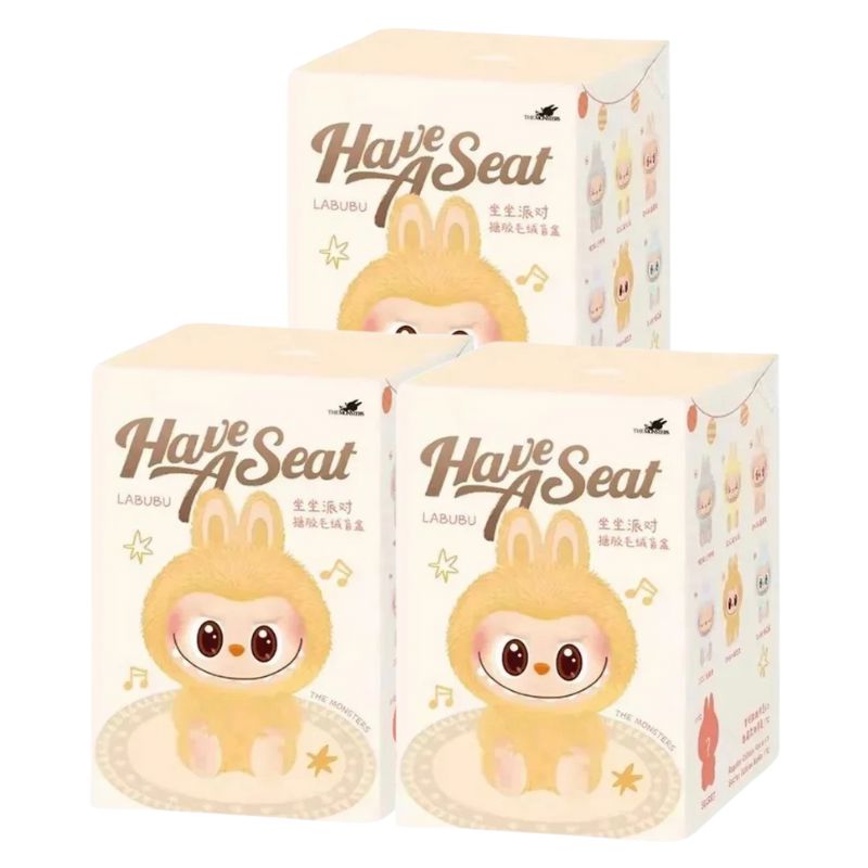 Boneco Labubu Sentado Coleção Completa