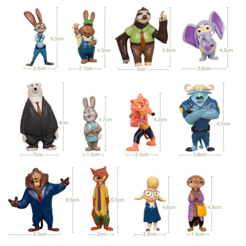 Brinquedos Zootopia Coleção Completa
