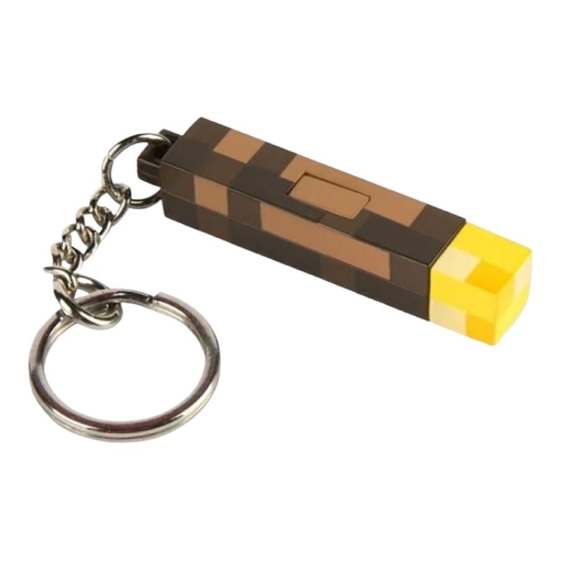 Chaveiro Tocha Iluminada Minecraft