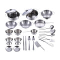 Conjunto Mini Cozinha Sundy em Aço Inoxidável Bambino