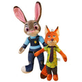 Conjunto Pelúcia Zootopia Nick Raposa e Judy Coelha