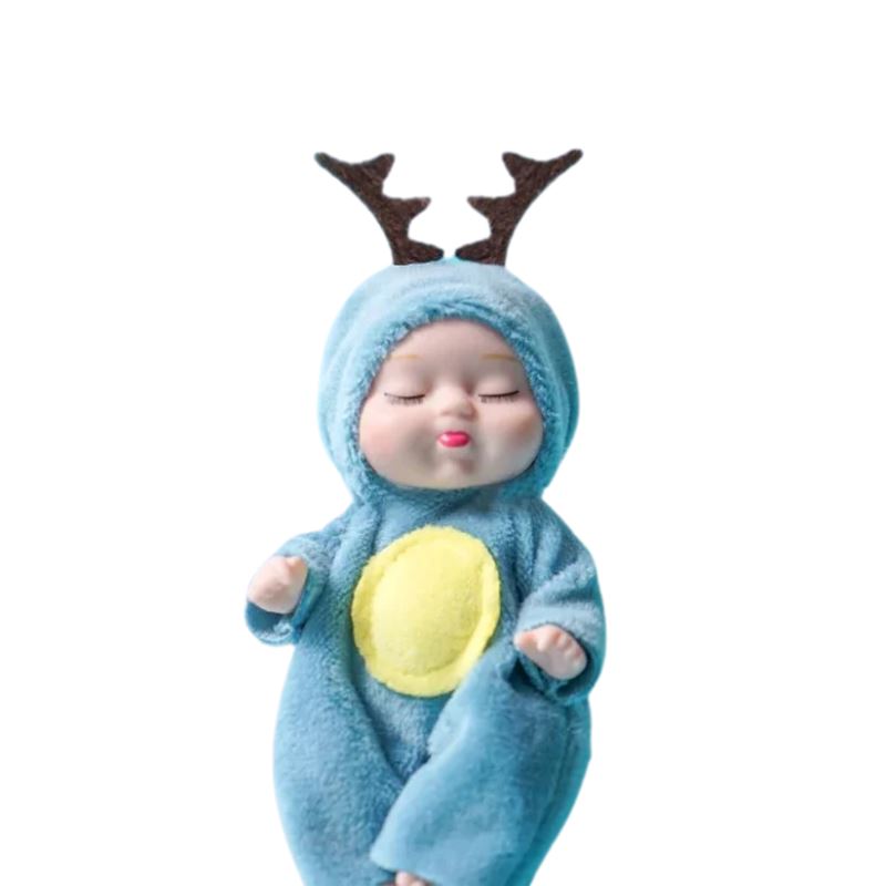 Coleção 6 Bebês Realistas Charming com Fantasia