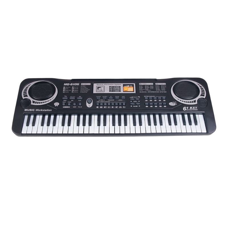 Teclado Elétrico Com Microfone Infantil