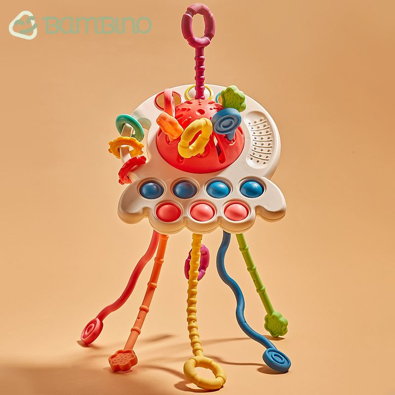 Brinquedo de Desenvolvimento Sensorial Bambino 3 em 1