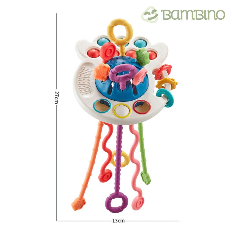 Brinquedo de Desenvolvimento Sensorial Bambino 3 em 1