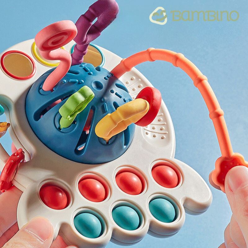 Brinquedo de Desenvolvimento Sensorial Bambino 3 em 1